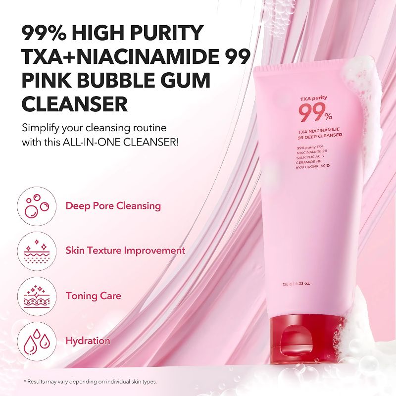 Pink Bubble Gum All-in-One Cleanser